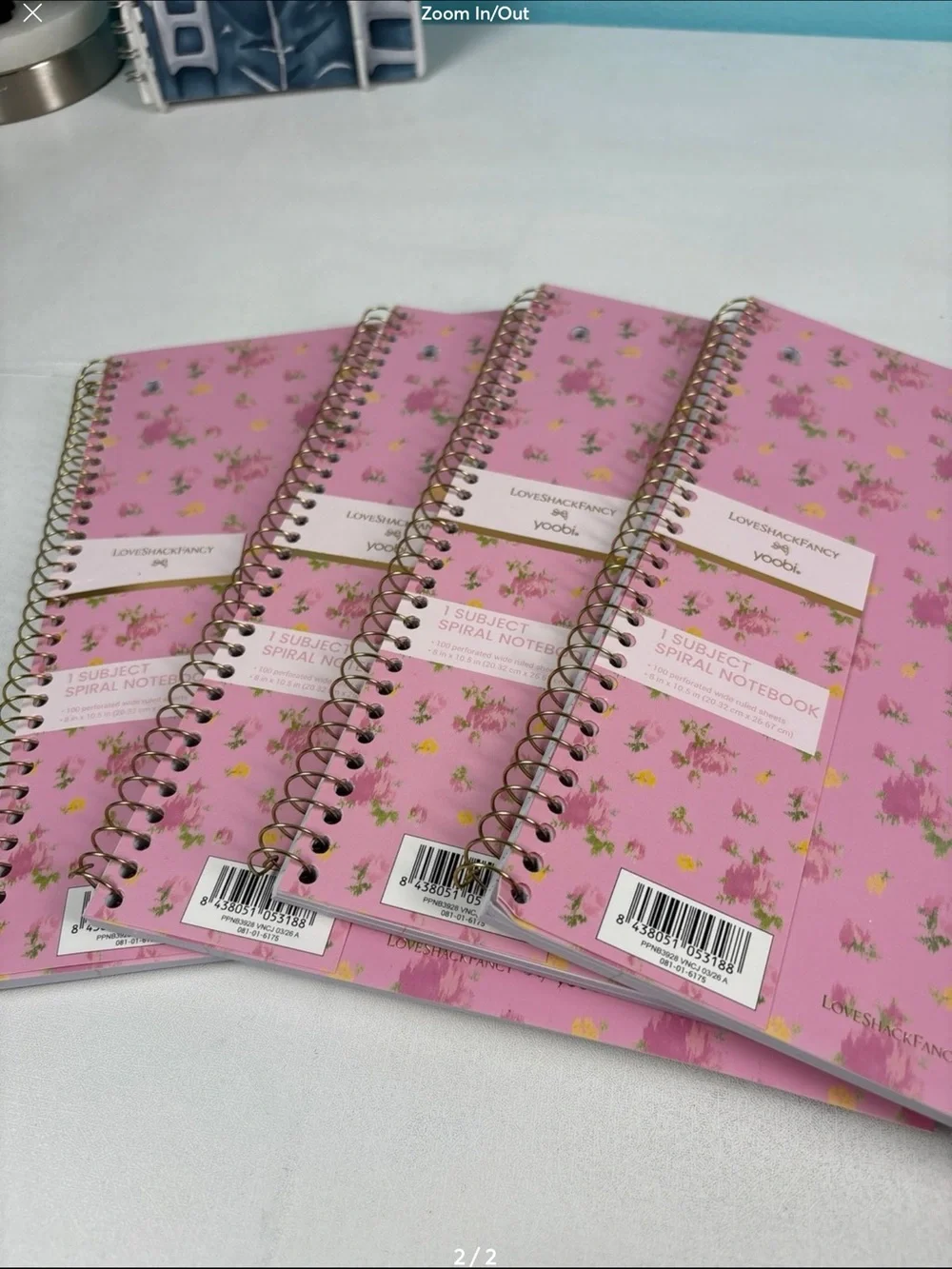 Loveshackfancy x target yoobi spiral notebook bundle